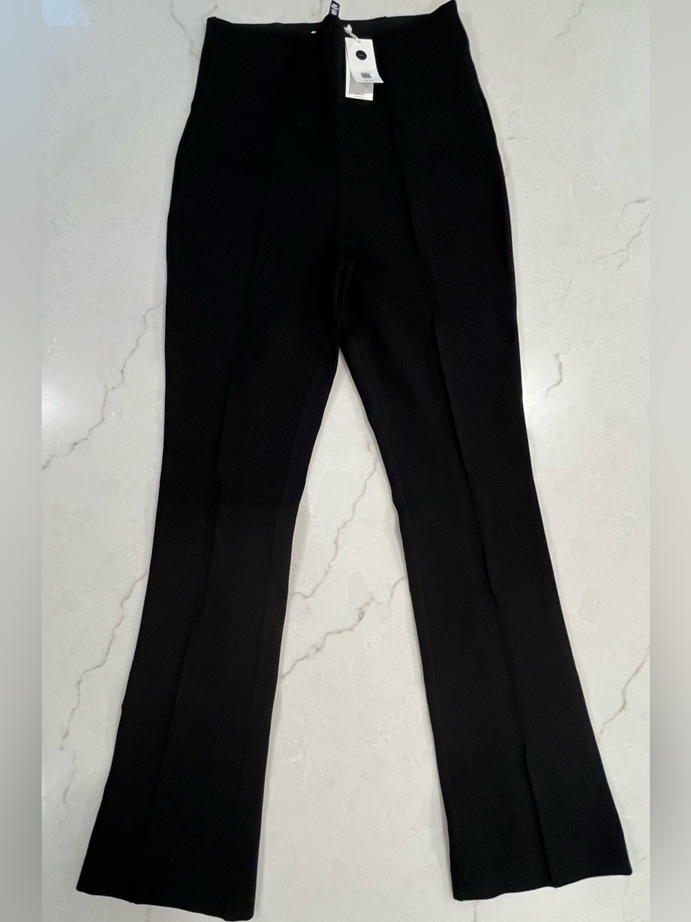 NWT SPANX PerfectFit Ponte Micro Flare Pants Black M Tall